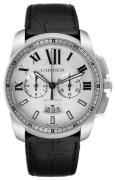 Cartier Calibre de Cartier Herreklokke W7100046 Sølvfarget/Lær Ø42