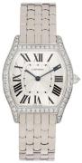 Cartier Tortue Dameklokke WA501013 Sølvfarget/18 karat hvitt gull