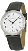 Frederique Constant Classics Dameklokke FC-245AS4S6 Sølvfarget/Lær