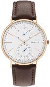 Gant Wilmington Herreklokke GT036002 Hvit/Lær Ø41 mm