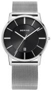 Bering Classic Herreklokke 13139-002 Sort/Stål Ø39 mm