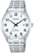 Pulsar 99999 Herreklokke PS9559X1 Hvit/Stål Ø39 mm