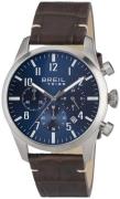 Breil Tribe Herreklokke EW0229 Blå/Lær Ø42 mm