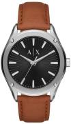 Armani Exchange Fitz Herreklokke AX2808 Sort/Lær Ø44 mm