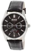 Hugo Boss Heritage Herreklokke 1513124 Sort/Lær Ø43 mm