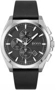 Hugo Boss Herreklokke 1513881 Grandmaster Sort/Lær Ø46 mm