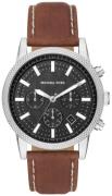 Michael Kors Herreklokke MK8955 Hutton VALUE_INKNOWN Sort/Lær Ø43 mm