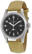 Hamilton Herreklokke H69419933 Khaki Sort/Tekstil Ø38 mm