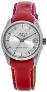 Tissot Dameklokke T035.207.16.031.01 T-Trend Sølvfarget/Lær Ø32 mm