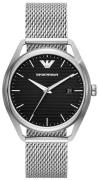 Emporio Armani Herreklokke AR80055 Matteo Sort/Stål Ø41 mm