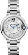 Cartier Dameklokke W4BB0020 Ballon Bleu De Sølvfarget/Stål Ø33 mm