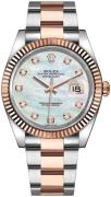 Rolex Herreklokke 126331-0013 Datejust 41 Hvit/18 karat rosé gull