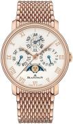 Blancpain Herreklokke 6656-3642-MMB Villeret Hvit/18 karat rosé gull