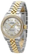 Rolex Dameklokke 279383RBR-0019 Lady-Datejust 28 Hvit/18 karat gult