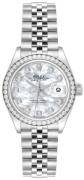 Rolex Dameklokke 279384RBR-0011 Lady-Datejust 28 Hvit/Stål Ø28 mm