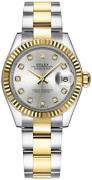 Rolex Dameklokke 279173-0008 Lady-Datejust 28 Sølvfarget/18 karat