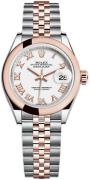 Rolex Dameklokke 279161-0021 Lady-Datejust 28 Hvit/18 karat rosé