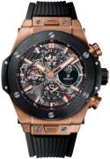 Hublot Herreklokke 406.OM.0180.RX Big Bang 45mm Skjelettkuttet/Gummi