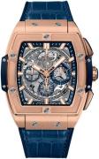 Hublot Herreklokke 641.OX.7180.LR Big Bang 42Mm Blå/Gummi