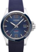 Longines Herreklokke L3.719.4.96.9 Conquest V.H.P. Blå/Gummi Ø41 mm