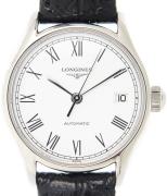 Longines Dameklokke L4.360.4.11.2 Lyre Hvit/Lær Ø25 mm