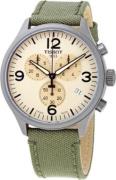 Tissot Herreklokke T116.617.37.267.00 T-Sport Beige/Lær Ø45 mm