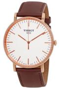 Tissot Herreklokke T109.610.36.031.00 T-Classic Hvit/Lær Ø42 mm