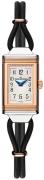 Jaeger LeCoultre Dameklokke 3264520 Reverso Sølvfarget/Lær