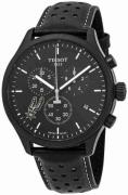 Tissot Herreklokke T116.617.36.051.04 T-Sport Sort/Lær Ø45 mm