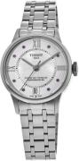 Tissot Dameklokke T099.207.11.113.00 Chemin Des Tourelles Hvit/Stål