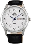 Orient Herreklokke FAB0B004W9 Classic Sølvfarget/Lær Ø43 mm