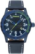 Timberland Herreklokke TBL15473JLBL.03 Blå/Lær Ø46 mm