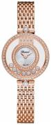 Chopard Dameklokke 209408-5001 Happy Diamonds Sølvfarget/18 karat