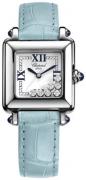 Chopard Dameklokke 278325-3006 Happy Sport Hvit/Lær Ø27 mm