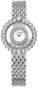 Chopard Dameklokke 204180-1001 Ladies Happy Diamonds Hvit/18 karat