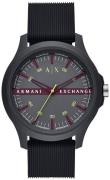 Armani Exchange Herreklokke AX2425 Hampton Grå/Gummi Ø46 mm