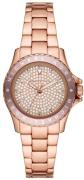 Michael Kors Dameklokke MK6956 Kenly Rosegullfarget/Rose-gulltonet