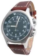 Hamilton Herreklokke H77515533 Khaki Sort/Lær Ø40 mm