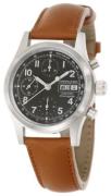 Hamilton Herreklokke H71416533 Khaki Sort/Lær Ø38 mm