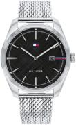 Tommy Hilfiger Herreklokke 1710425 Sort/Stål Ø42 mm