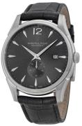 Hamilton Herreklokke H38655785 American Classic Jazzmaster Sort/Lær