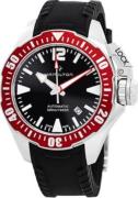 Hamilton Herreklokke H24551331 American Classic Ventura Sort/Gummi