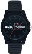 Armani Exchange Herreklokke AX2529 Outerbanks Sort/Gummi Ø44 mm