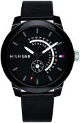 Tommy Hilfiger Herreklokke 1791479 Sort/Lær Ø44 mm