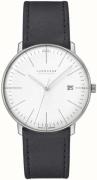 Junghans 59/2020.04 Max Bill Sølvfarget/Lær Ø38 mm