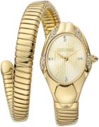 Just Cavalli Dameklokke JC1L183M0025 Signature Gulltonet/Gulltonet