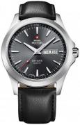 Swiss Military Herreklokke SMP36040.08 Chrono Sort/Lær Ø42 mm