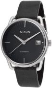 Nixon Herreklokke A199-000-00 Sort/Lær Ø39 mm