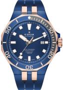 Edox Herreklokke 80110-357BURCA-BUIR Delfin Blå/Gummi Ø43 mm