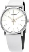 Calvin Klein Dameklokke K8Q331L2 Hvit/Lær Ø32 mm